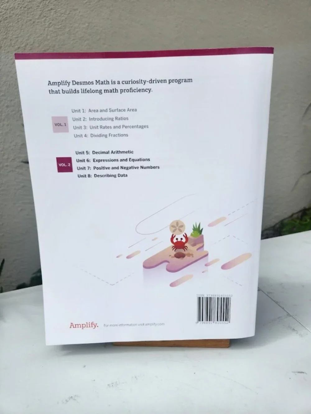Amplify Desmos Math Grade 6 Volume 2 California Student Edition Book Workbook Ma